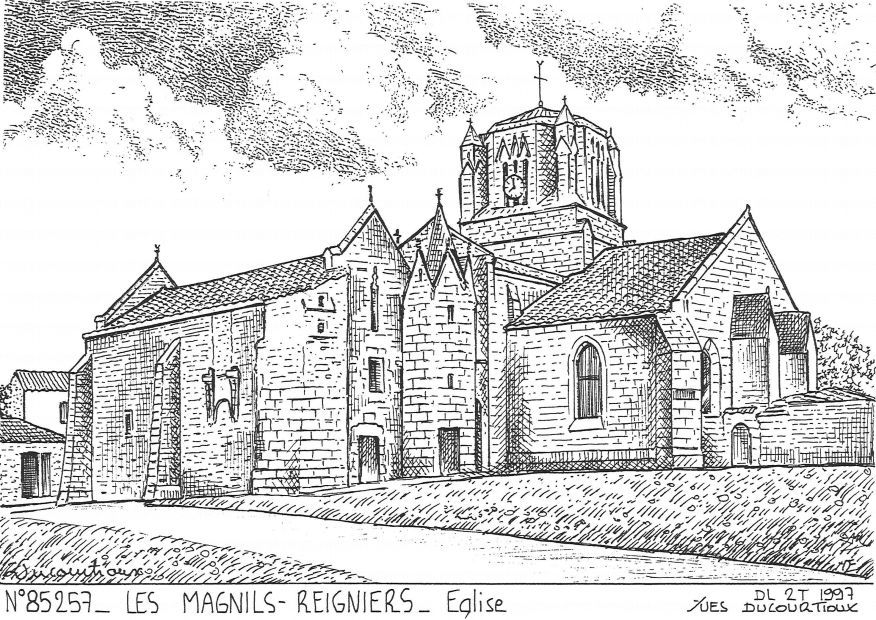 N 85257 - LES MAGNILS REIGNIERS - église